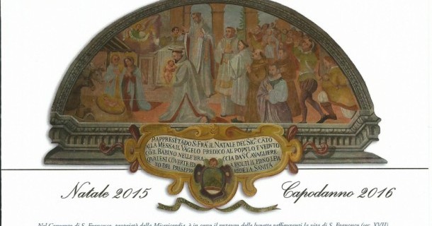 L’AUGURIO DI NATALE 2015: E’ UNA LUNETTA RESTAURATA DEL CHIOSTRO