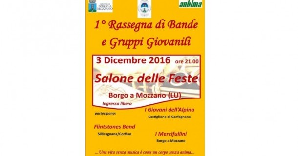 1^ rassegna di bande musicali giovanili