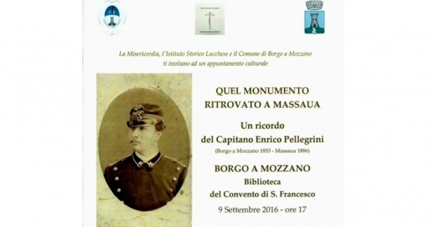 Un convegno per ricordare il Capitano Enrico Pellegrini, morto a Massaua nel 1886