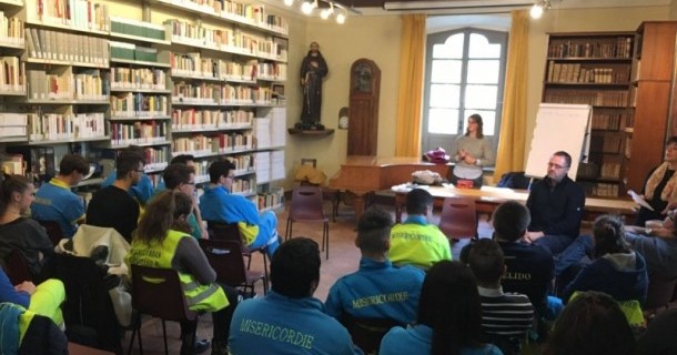 I giovani delle misericordie dei coordinamenti Toscana Nord-Ovest a Borgo a Mozzano