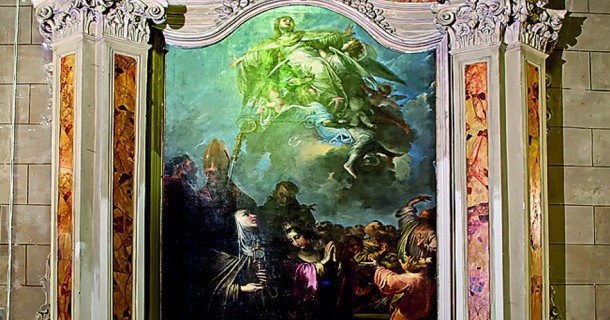 LA FESTA DI MARIA ASSUNTA IN CIELO. Al convento del Borgo una grande tela di Pietro Ricchi