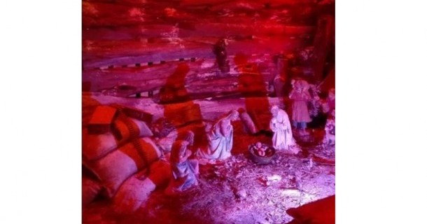 Il presepio che ricorda gli alpini caduti e dispersi nella campagna di Russia