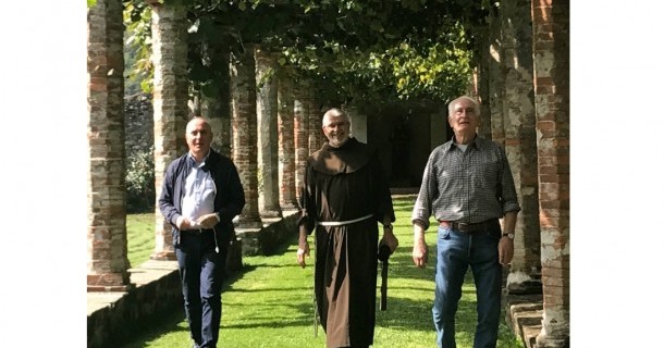 Fra GREGORY FRIEDMAN OFM IN VISITA AL CONVENTO DI BORGO A MOZZANO