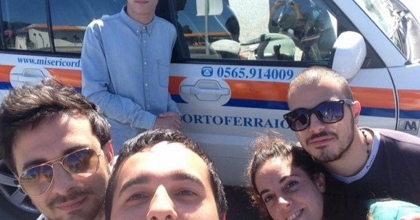 Anche il nostro giovane confratello Matteo Berti partecipa al raduno dei giovani delle Misericordie